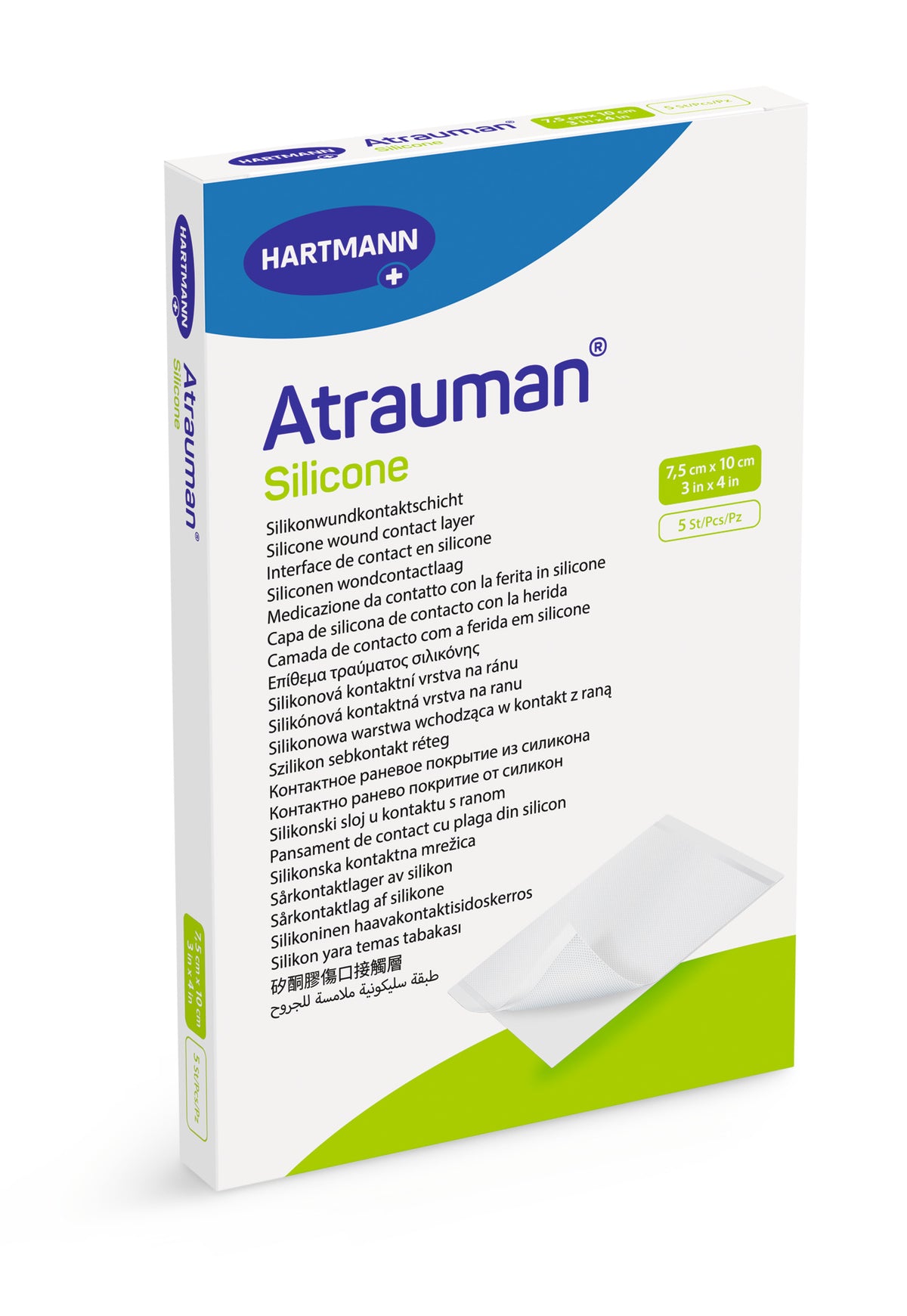 Atrauman Silicona Hartmann – Apósito No Adherente de Silicona para Heridas Sensibles